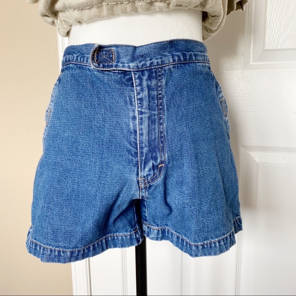 Vintage Pants - Vintage High Waisted Jean Shorts